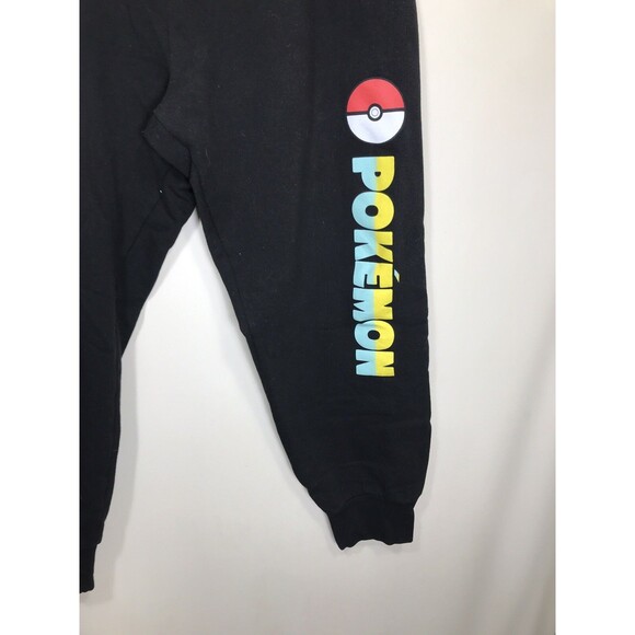 Pokemon Sweatpants Joggers Womens XLarge Black - Picture 2 of 7